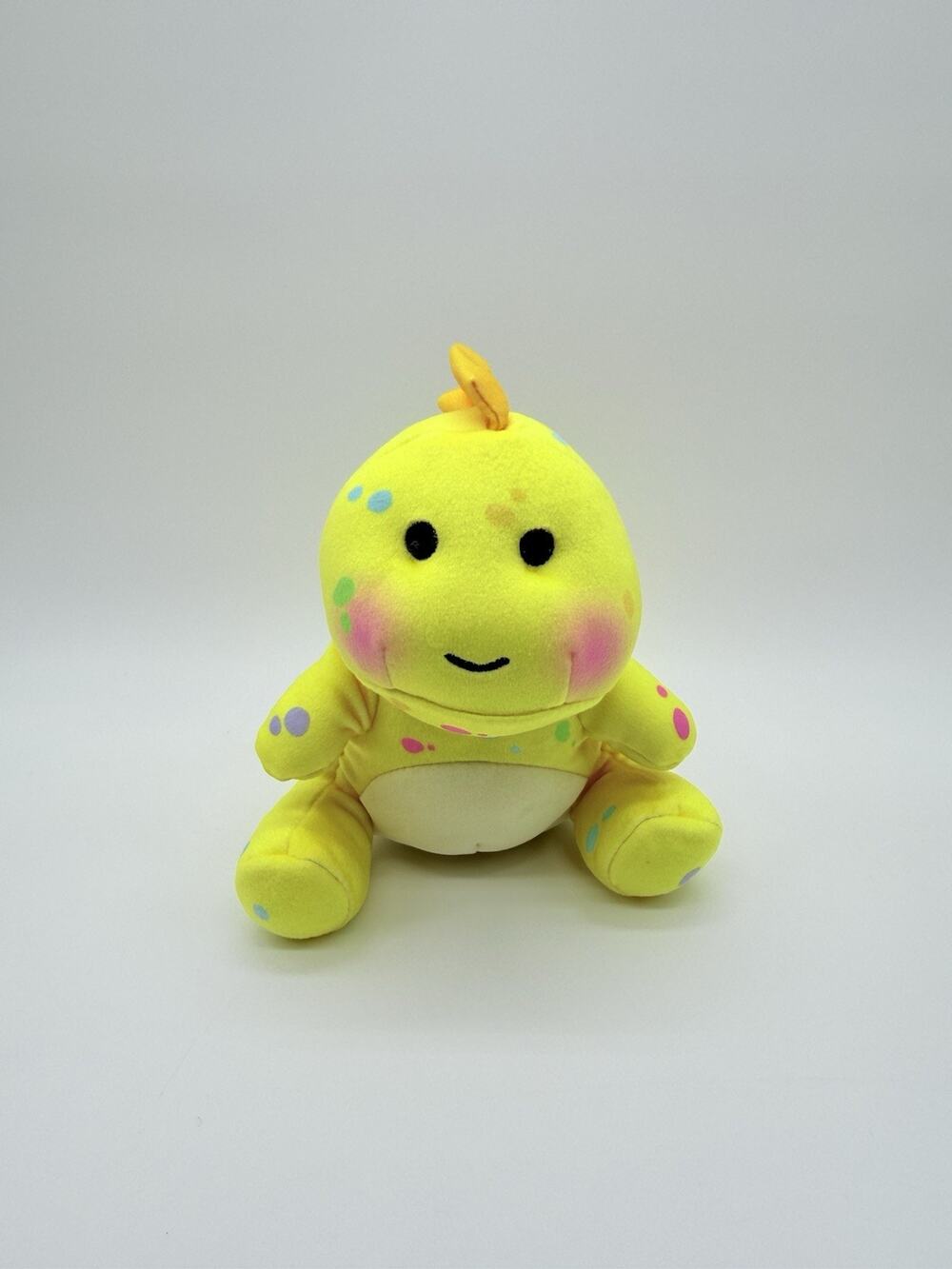 Moriah Elizabeth Burp Yellow Dinosaur Splash Splatter 6" No Box Plush Toy Rare